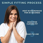Kloud Night Guard packaging illustrating the microwave fitting process.