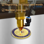 Limited edition Trump commemorative token showing forty-millimeter diameter thickness profile