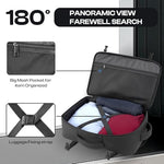 Sirmaeed water resistant backpack with water droplets sliding off the durable exterior fabric.