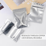 Ellbest 200 count electronic storage bags showing zip lock closure details