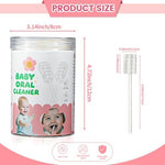 Sterile disposable gauze sticks for baby gum and tongue cleaning routines