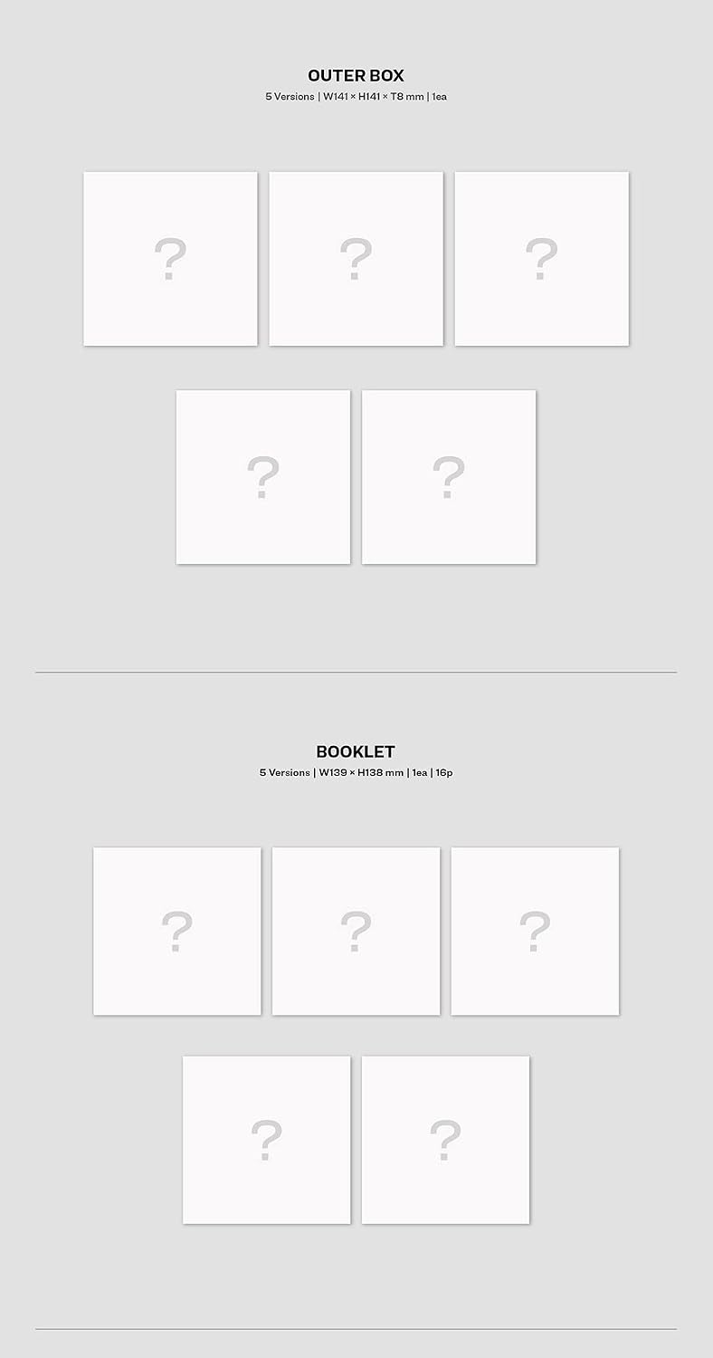 Antifragile album photocard and booklet components