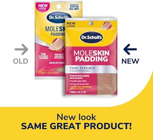 Dr. Scholl's Moleskin Plus Padding Strips cotton flannel texture close up