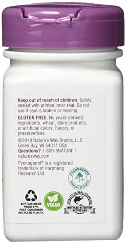 Premium French maritime pine bark extract tablets by Nature's Way.