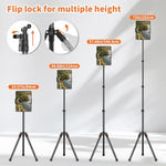 XXZU universal smartphone and tablet floor stand with wide base stable legs