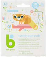 Babyganics teething gel pods individual packaging and applicator
