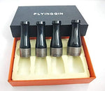 4 Sizes Cigar Nozzle Holder Pure Copper Resin Sculpture Pattern Cigar Pipe Set Bright Silver Gold Vintage Silver (Vintage Silver) - Image 3