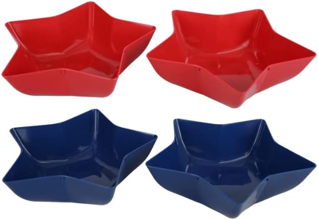 Home Concepts star bowls set front view star tableware