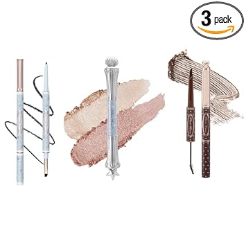 Flower Knows 2-in-1 Highlighter Stick+Dual-Ended Brow Gel & Pencil+Dual-Ended Gel Eyeliner Pencil - Image 1