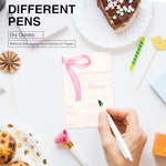 Double sided premium printing details of the YLKJSTYS ribbon theme party invites