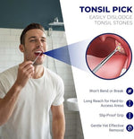 Oravix tonsil stone remover with soft silicone tips attached