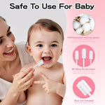 RoseFish silicone finger toothbrush and storage case for infant dental care
