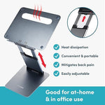 Lifelong premium desktop standing converter being adjusted by a user from sitting to standing height.