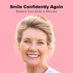 Sandpaper and application tools included in the four-count denture emergency kit.