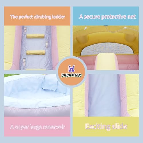 Full backyard setup of Jio Jio Play 16ft inflatable water park