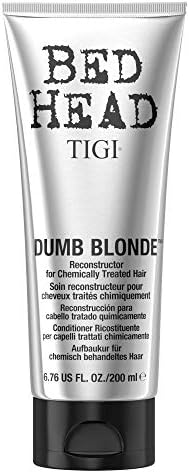 Bed Head Dumb Blonde Conditioner cap and pump angle