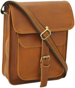 Satchel And Fable Sturdy Goat Leather Ipad Bag Hardware Detail