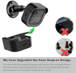 Close up view of the durable plastic protective cover designed for outdoor security hardware