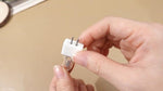 Complete set view illustrating both pieces included in the 2 pack projector replacement kit.