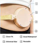 Instructions for using YEYSXSY waterproof stoma cover during bathing