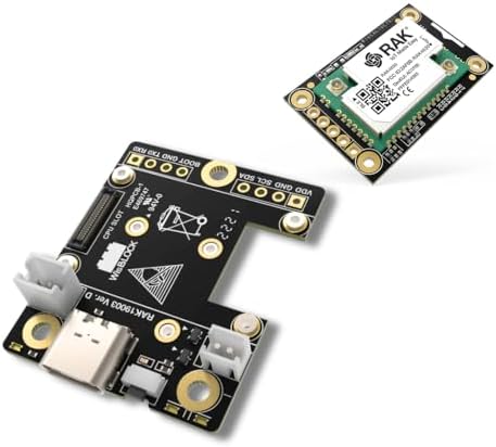 RAK19003 baseboard and RAK4631 module with antennas attached