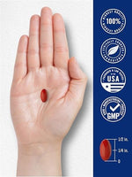 Professional eye health supplement bottle studio shot