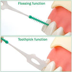 Ndzefan tooth cleaning picks being carried easily inside a pocket showing lightweight travel convenience.