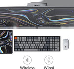 Keychron K4 96 percent compact layout top down view