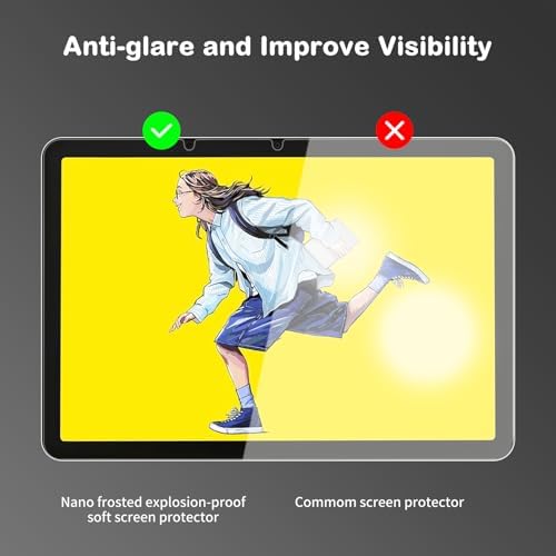 Applying nano matte screen protector to Wacom MovinkPad 11