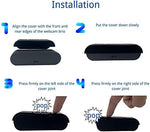 Anti spying black sliding lens guard accessory for digital privacy protection
