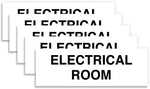 Basic Electrical Room Door/Wall Sign | Durable Construction | Building Safety - Red/Gold - Medium (1 Pack) - Image 9