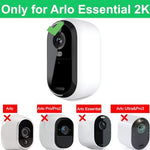 iTODOS continuous power supply accessory pack connected to an Arlo Essential 2K outdoor camera illustration