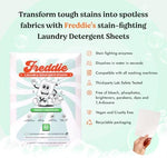 Freddie eco friendly laundry strips 60 loads box
