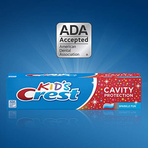 Three tubes of Crest Kid's Cavity Protection 4.6 Ounce toothpaste for daily hygiene.