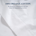 Lane Linen certified organic cotton flat sheet showing the single pleat hem detail