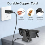 Side profile of Sdfghj portable charging station for smart glasses