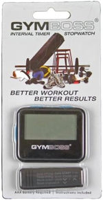 Gymboss Interval Timer and Stopwatch - BLACK / BLUE SOFTCOAT - Image 6