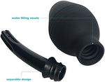 Close up of the smooth rounded tip nozzle of the Abyclean enema bulb
