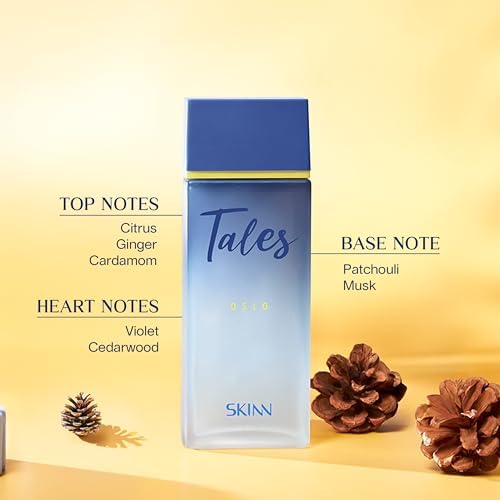 Skinn By Titan | Tales Oslo Perfume - 100 Ml | Perfume For Man | Gift for Men | Premium Fragrance | Grooming Essentials | Long Lasting Smell for Men |Woody, Spicy | Eau De Parfum - Image 3
