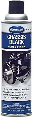 Eastwood Chassis Undercoating | Rust Protection Coating Chip & Scratch Resistant | Automotive Underseal to Protect your Cars Suspension, Chassis, Wheel Arches | Gloss Black 14 Oz Aerosol Can - Image 1