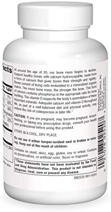 Source Naturals Calcium Hydroxyapatite, 60 caps - Image 3