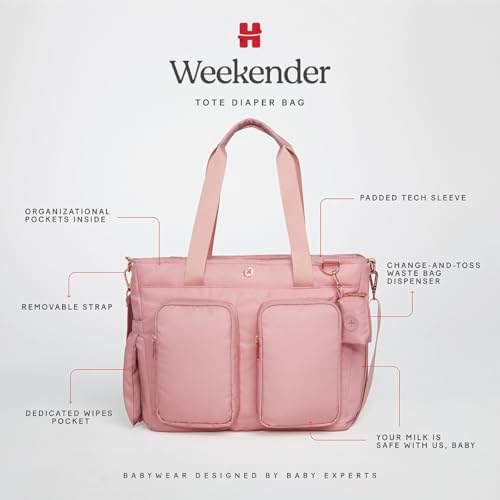 Foldable changing mat included with Huggies Signature Hug Weekender Bag