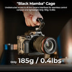 Aluminium alloy camera rig with multiple threaded accessory mounts