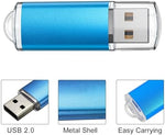 TOPESEL multi color thumb drives showcasing the durable metal swivel casing mechanism.