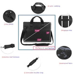 WUHBJJXY professional computer sleeve back view showcasing the slim lightweight profile for commuter travel.