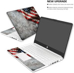 TracyArt full body laptop decal covering top lid wide screen bezel and wrist pad