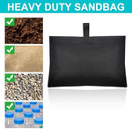 Close up of MQLD sandbag closure and marine grade fabric