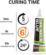 Fixwant speaker glue application on dust cap