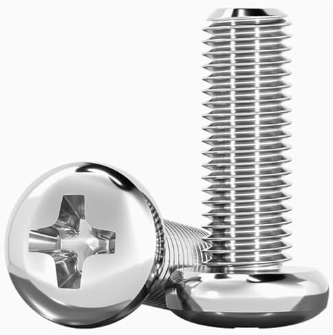 Complete twenty four piece bracket fixing kit with various lengths of metric fasteners and protective plastic spacers