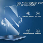Side profile of ultra-thin Govtva matte screen protector on tablet